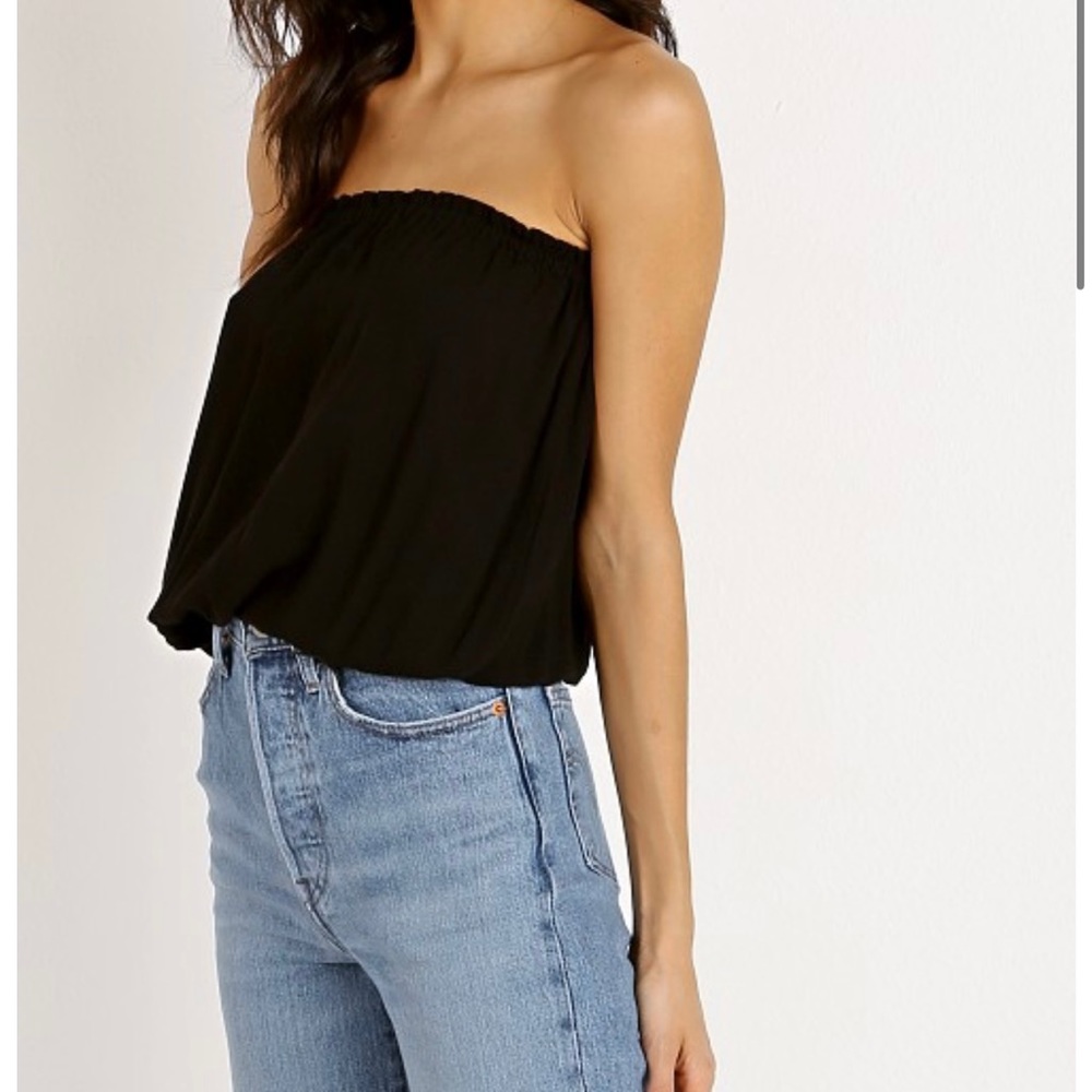 Indah Gemma Tube Top Black